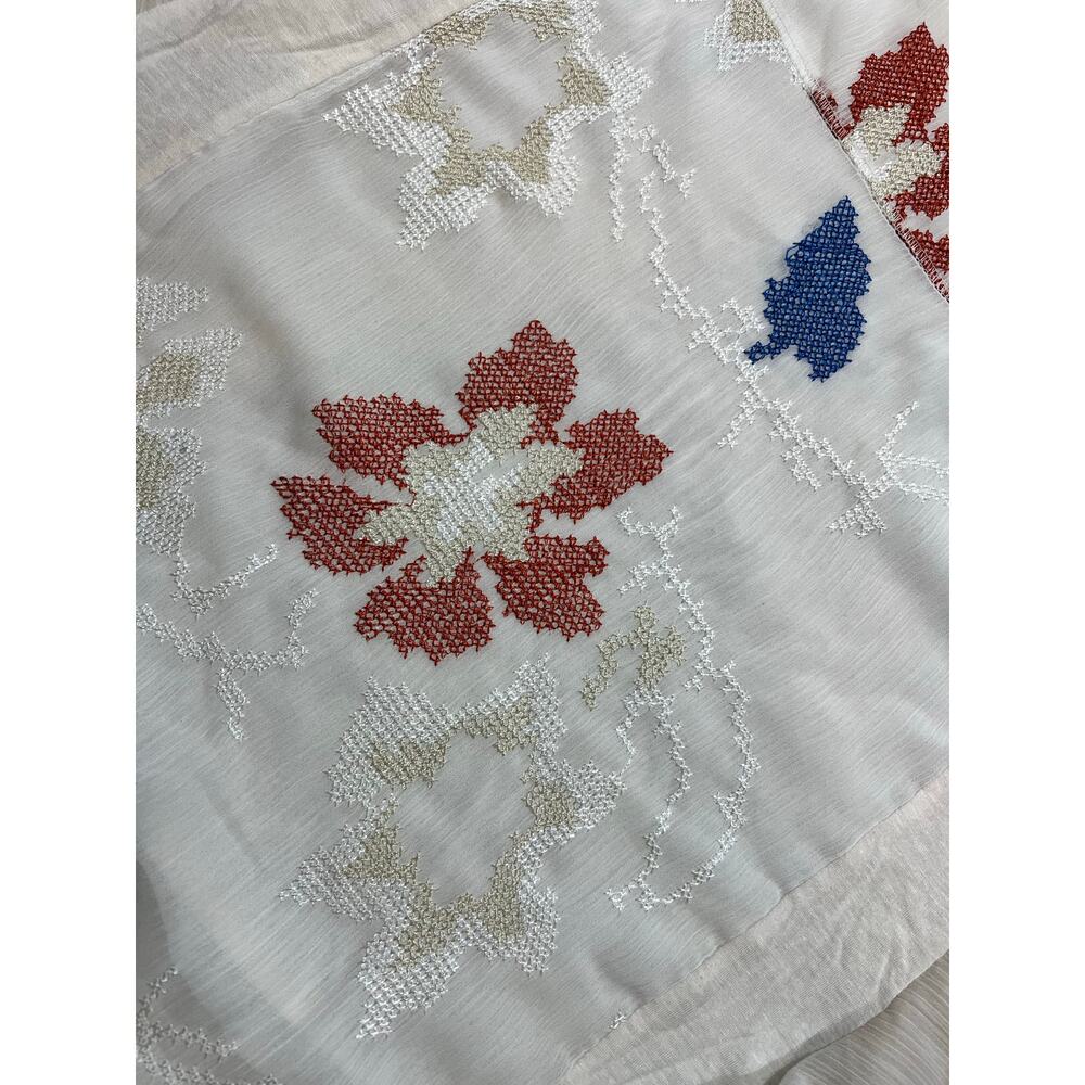 Tiny From Anthropologie Flutter Sleeve Embroidere… - image 6